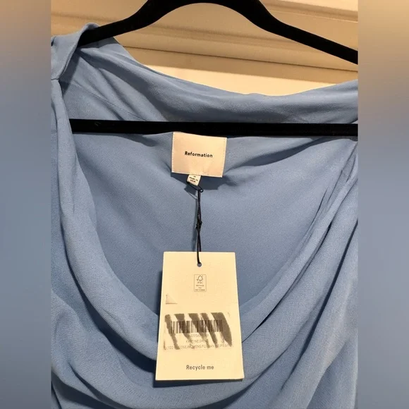 Reformation Kristine Dress - Azure 8 - Picture 5 of 6